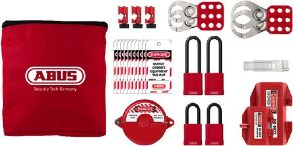 ABUS Deluxe Lockout Tagout Pouch Kit K915 97179