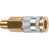 Amflo 1/4" Hi Flo Design x 1/4" MNPT Brass Coupler C91