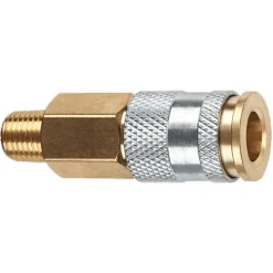 Amflo 1/4" Hi Flo Design x 1/4" MNPT Brass Coupler C91