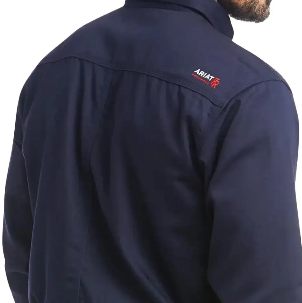 Ariat FR Solid Work Shirt, Navy