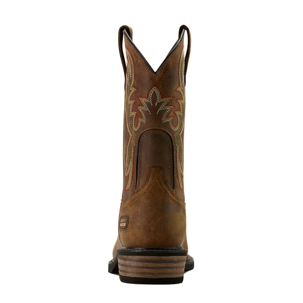 Ariat Men's Ironside Square Toe Steel Toe Work Boot - Brown 10061251
