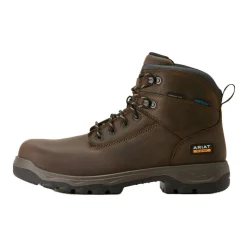 Ariat Men's Turbo Duratread 6" Waterproof Carbon Toe Work Boot - Brown 10054294