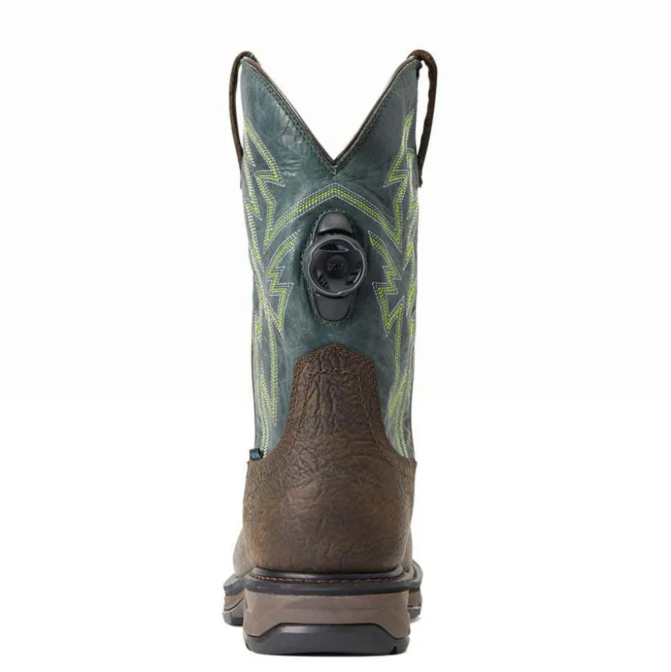 Ariat WorkHog XT BOA Waterproof Carbon Toe Work Boot - Bruin Brown 10038924