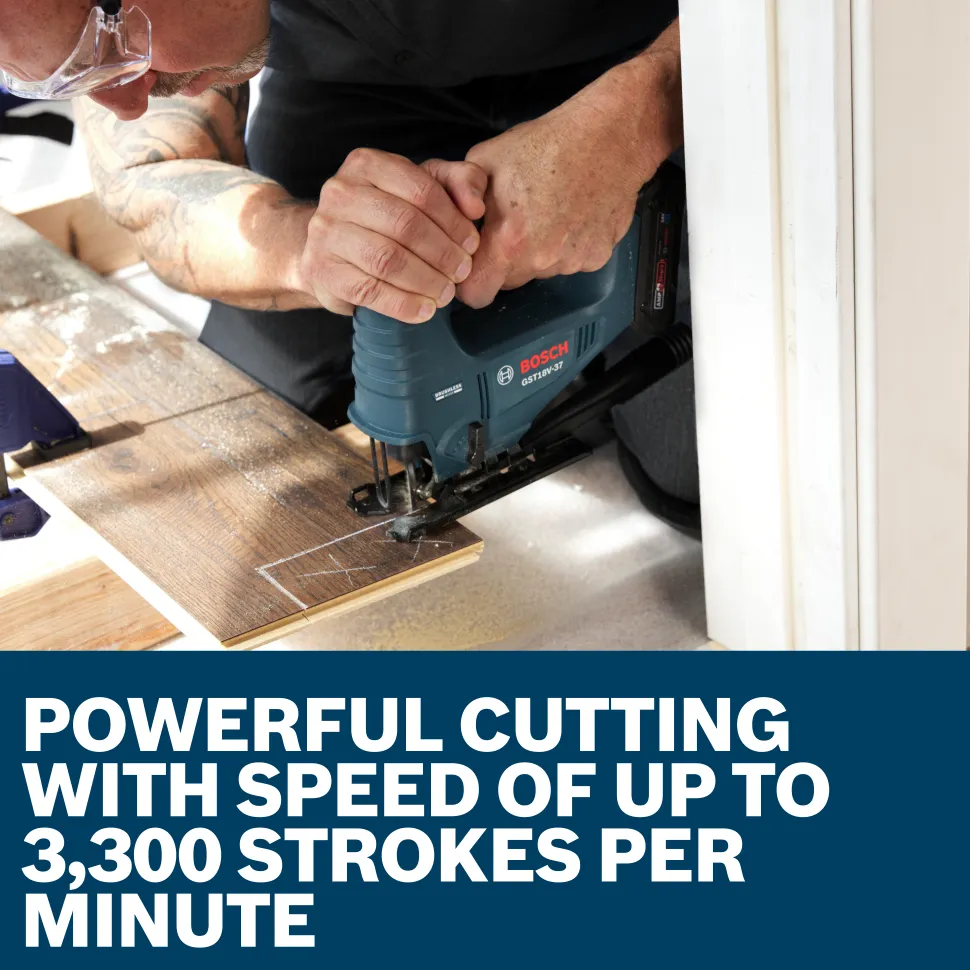 Bosch Power Tools 18V Brushless Top-Handle Jig Saw GST18V-37N
