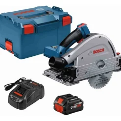 Bosch PROFACTOR 18V Plunge Cut 5-1/2" Track Circular Saw Brushless (8.0Ah) Kit GKT18V-20GCL14