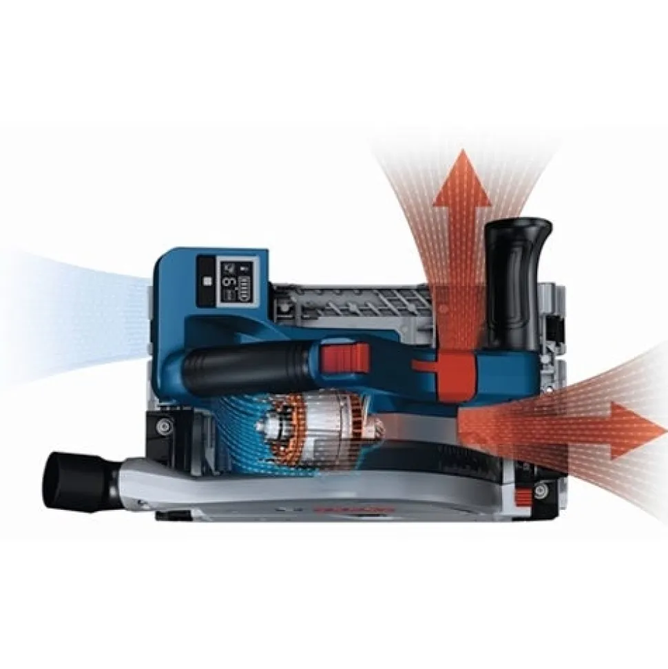 Bosch PROFACTOR 18V Plunge Cut 5-1/2" Track Circular Saw Brushless (Bare Tool) GKT18V-20GCL