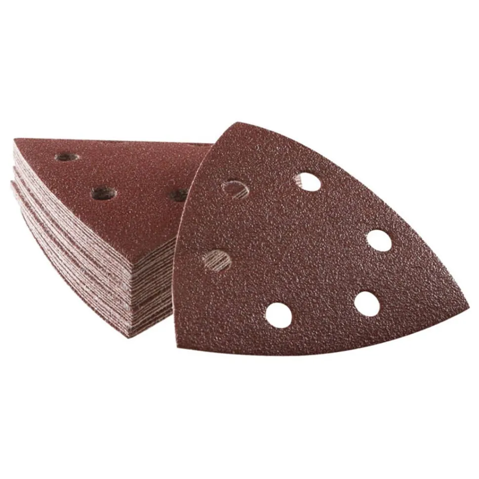 Bosch RED 120 Grit Detail Sanding Triangle Sheets for Wood (25 pack) SDTR122C