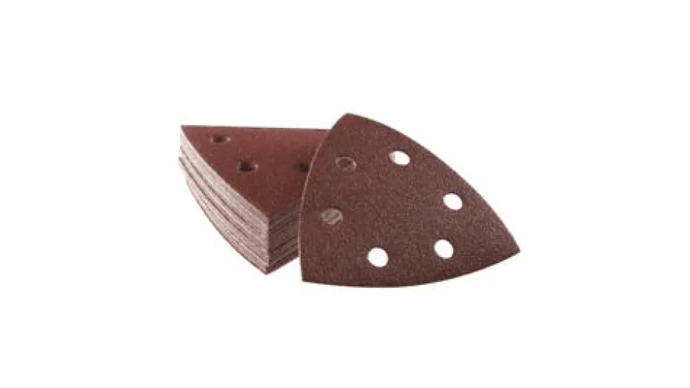 Bosch RED 120 Grit Detail Sanding Triangle Sheets for Wood (25 pack) SDTR122C