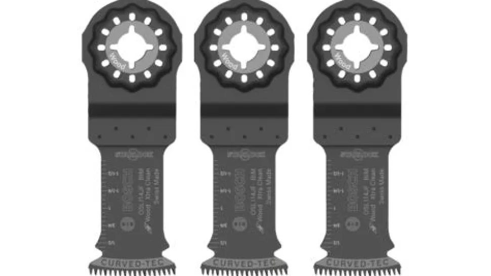 Bosch 1-1/4" Starlock Oscillating Multi Tool Bi-Metal Xtra-clean Plunge Cut Blade 3pk OSL114JF-3