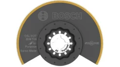 Bosch 3-1/2" Starlock Oscillating Multi Tool Titanium Bi-Metal Segmented Saw Blade OSL312T