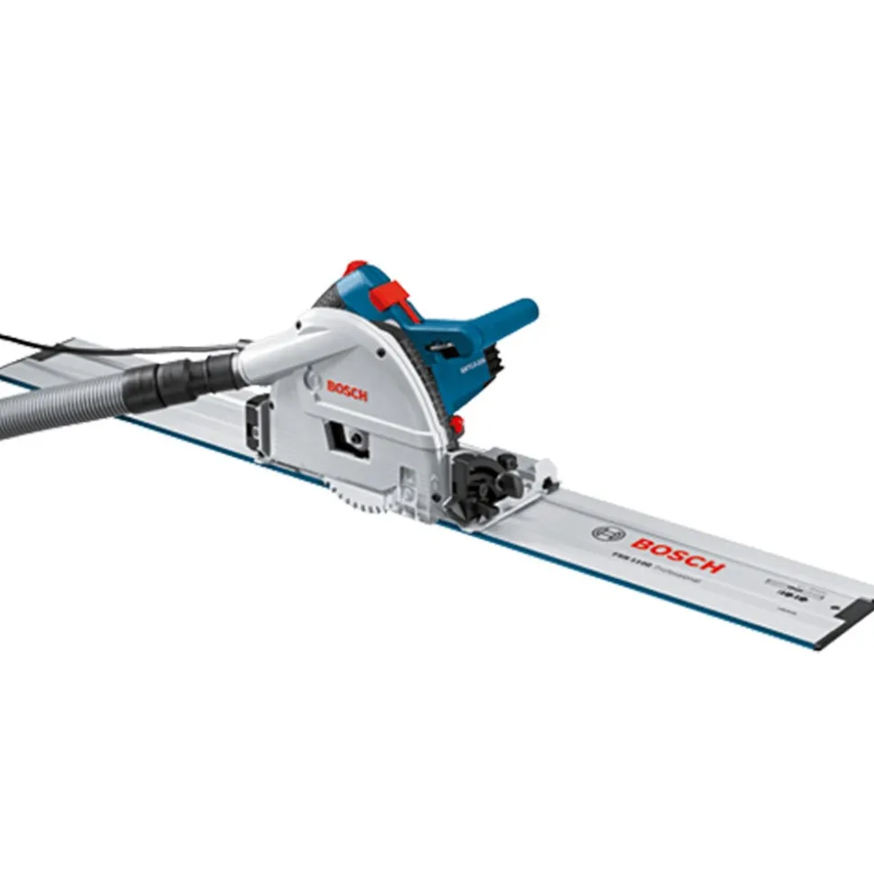 Bosch 6-1/2" Track Saw with Plunge Action and L-Boxx Carrying Case GKT13-225L