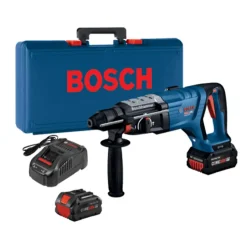 Bosch 18V Brushless Connected-Ready SDS-PLUS Bulldog 1-1/8'' Rotary Hammer Kit with CORE18V 80 Ah PROFACTOR Performance Batteries GBH18V-28DCK24