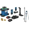 Bosch 18V REVOLVE4000 Connected Green-Beam Self-Leveling Rotary Laser Kit GRL4000-90CHVGK