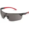 Brass Knuckle Smoke Lens N-FOG Flex Glasses With Red Frame BKFLEX-4040SN