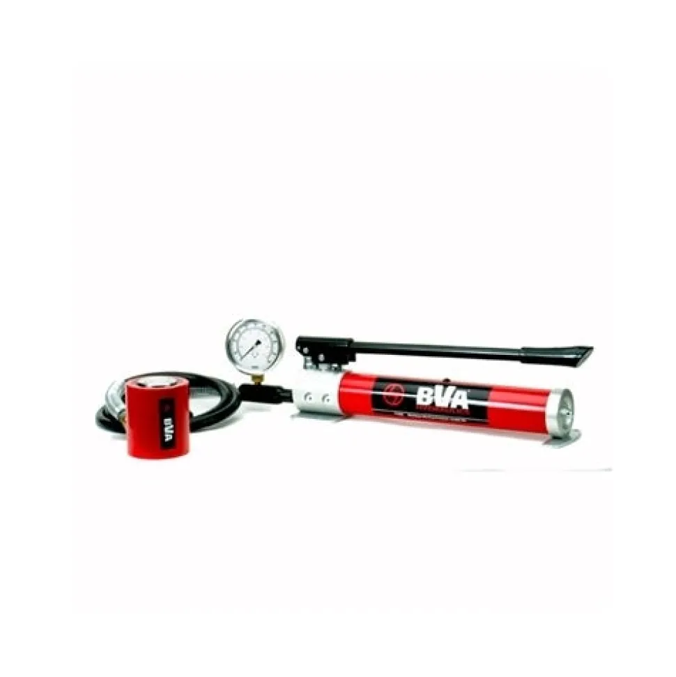 BVA 20 Ton 1.75" Stroke Hydraulic Cylinder Set with P1000 Hand Pump SP10-2002L