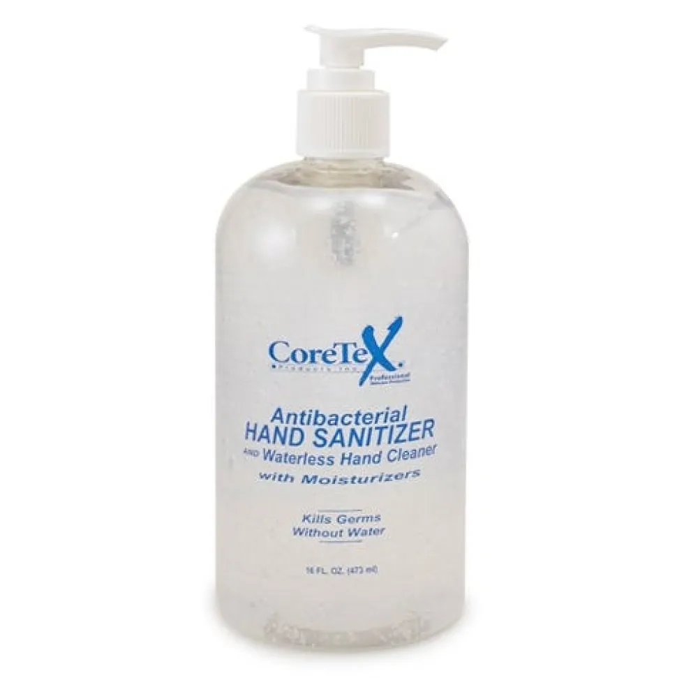 CoreTex 16oz Gel Hand Sanitizer Anti-Bacterial w/ Pump 23616-C