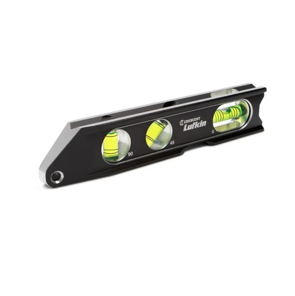 Crescent Billet Level, 15" H x 075" W, Aluminum LBL1100-02