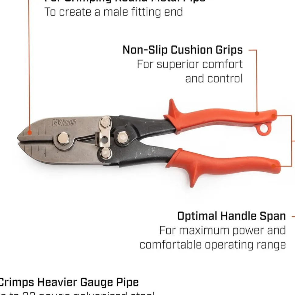 Crescent 9-3/4" 5-Blade Hand Crimper WC5SN