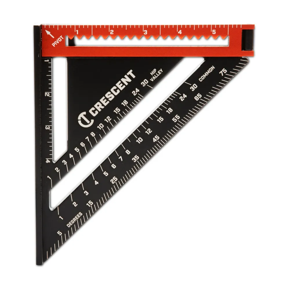 Crescent EX6 2-in-1 Extendable Rafter Square 6" to 12" Straight Edge LSSP6-07