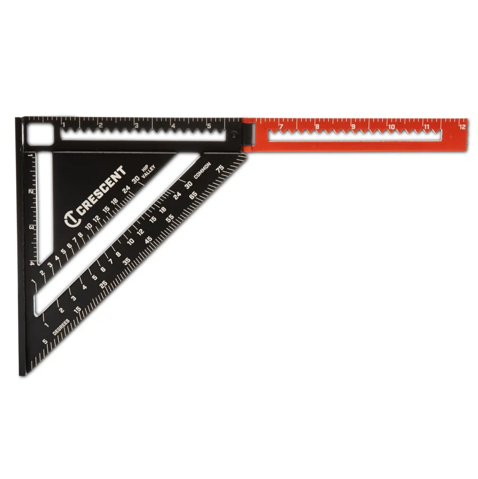 Crescent EX6 2-in-1 Extendable Rafter Square 6" to 12" Straight Edge LSSP6-07