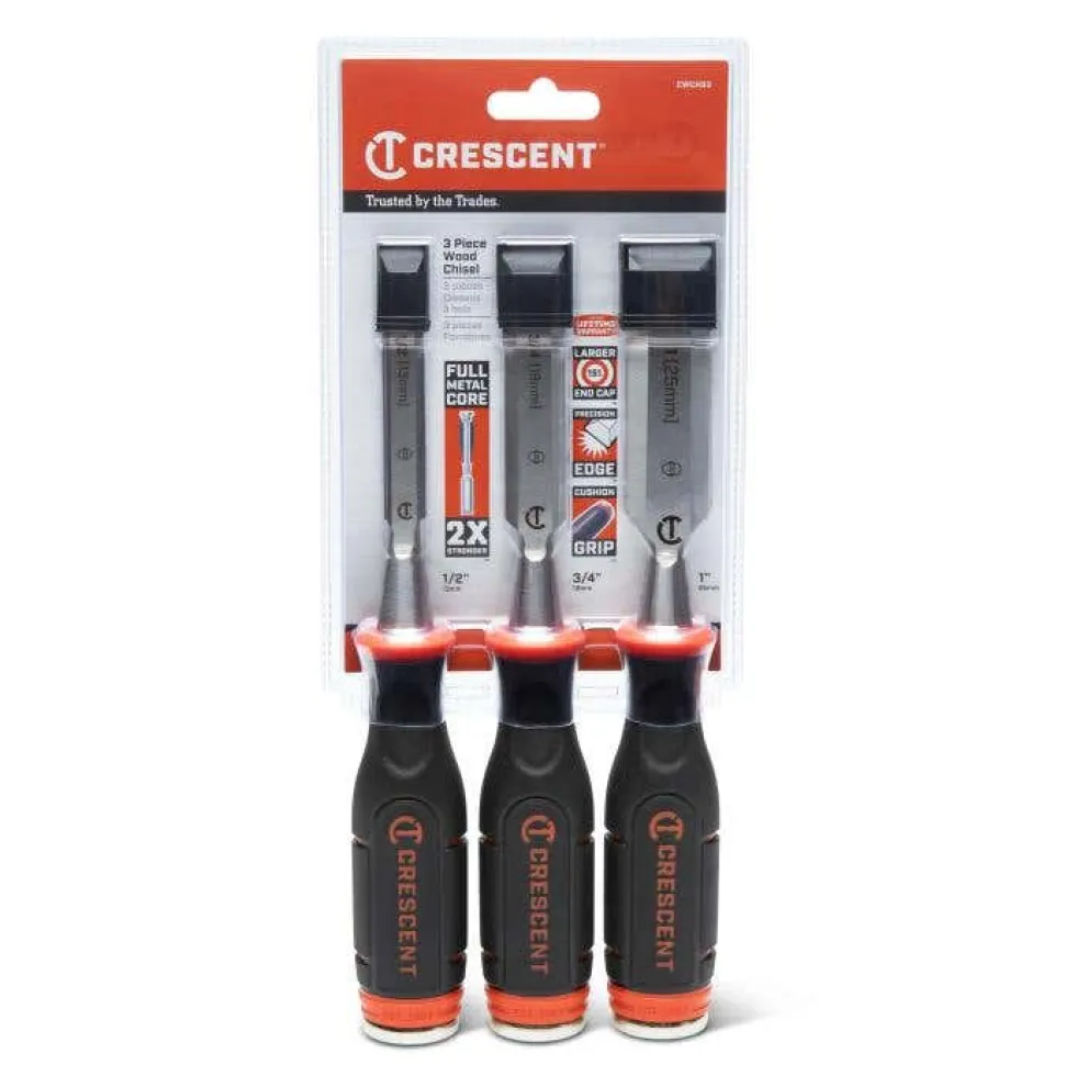 Crescent 3 Pc. Wood Chisel Set CWCHS3