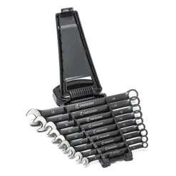 Crescent 9 Piece 12 Point Long Pattern Combination Metric Wrench Set CCWS9BM