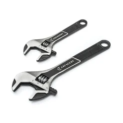 Crescent 2 Piece 6" & 10" Wide Jaw Adjustable Wrench Set ATWJ2610VS