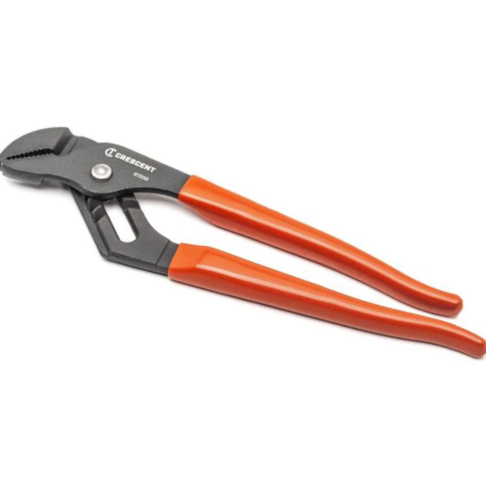 Crescent 10" Straight Jaw Dipped Handle Tongue and Groove Pliers RT210CVN-05