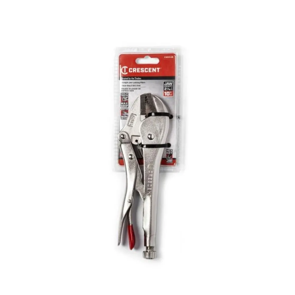 Crescent 10" Straight Jaw Locking Pliers C10SVN-08