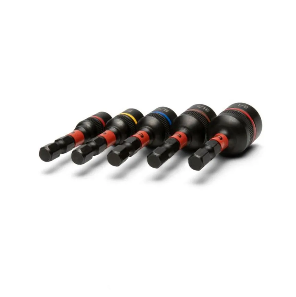 Crescent Tools 5 Piece Bolt Biter™ Impact Nut Driver and Extractor Set CAVBXM1R-5