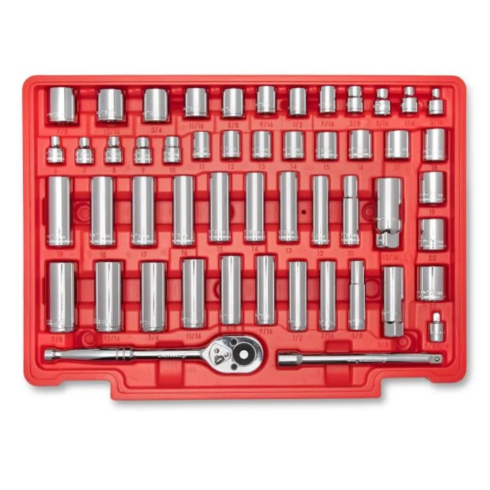 Crescent Tools 229 Piece 1/4", 3/8", 1/2" Mechanics Hand Tool Set with 3 Drawer Storage Case CTK229C