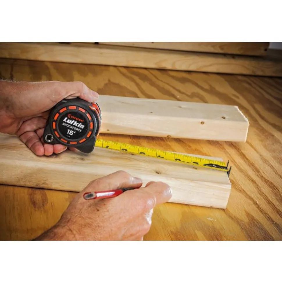 Crescent 1-3/16" x 16' Shockforce G1 Dual Sided Tape Measure L1116-02