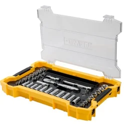 DeWalt 1/4'' and 3/8'' Mechanic Tool Set With ToughSystem 20 Tray and Lid (131 Piece) DWMT45402