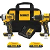 DeWalt ATOMIC 20V MAX Brushless 1/2" Drill Driver, 1/4" Impact Driver Kit DCK225D2