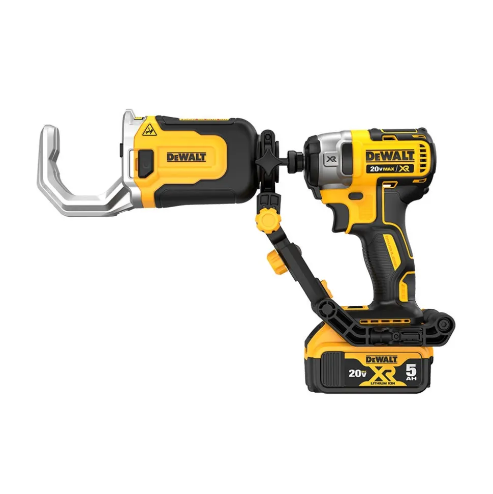 DeWalt Atomic 20V MAX 1/4" Brushless Cordless 3-Speed Impact Driver Kit & PVC PEX Cutting Attachment DCF850P1 & DWAPVCIR