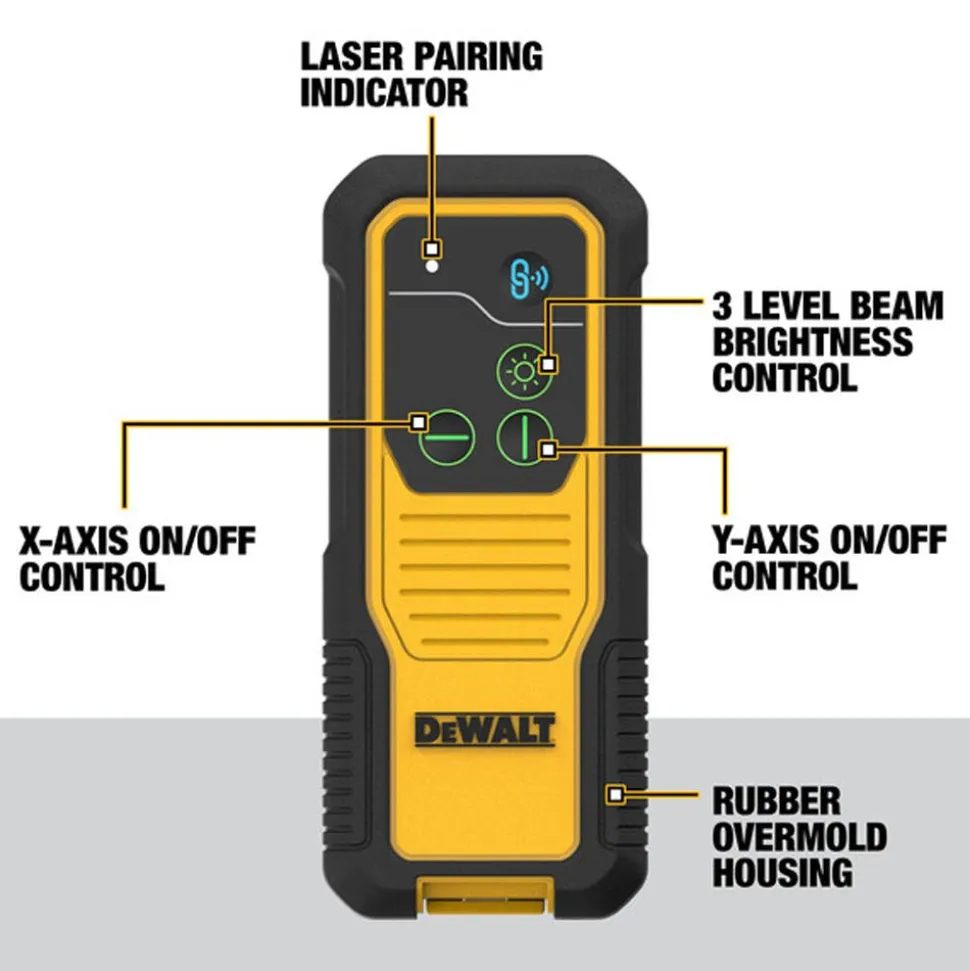 DeWalt Bluetooth Remote Control for USB DEWALT Green Cross Line Laser DCLEAUSBRC1