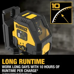 DeWalt DEWALT USB Rechargeable Red Cross Line Laser Base Kit DCLE14201RB