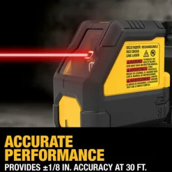 DeWalt DEWALT USB Rechargeable Red Cross Line Laser Base Kit DCLE14201RB