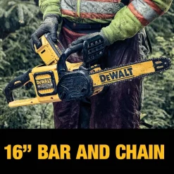 DEWALT FLEXVOLT 60V MAX Brushless Cordless Chainsaw, Tool Only DCCS670B