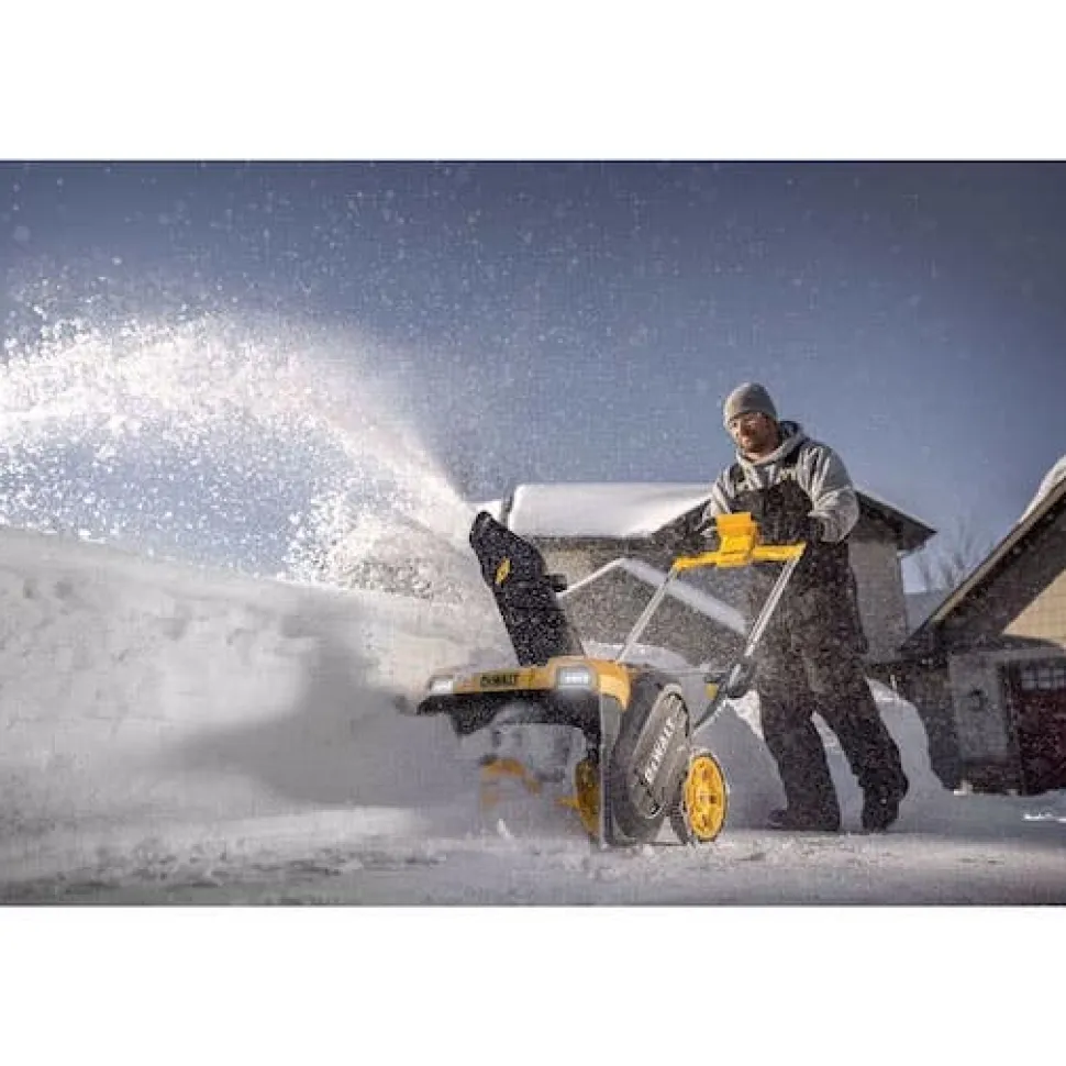 DeWalt 21" Flexvolt 60V Snow Blower Single-Stage 12.0Ah Kit DCSNP2142Y2