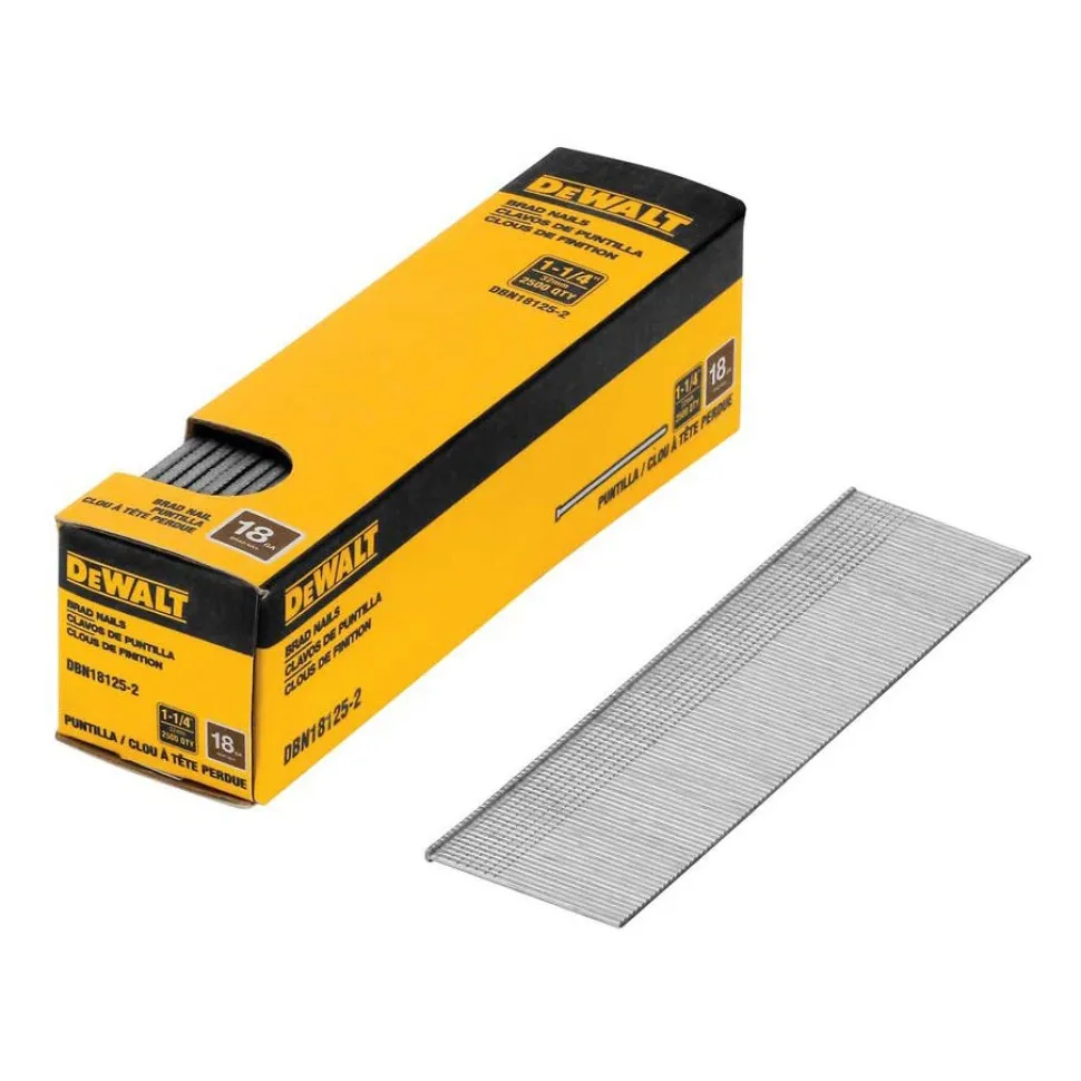 DeWalt 18 Gauge Brad Nails 1-1/4" - 2.500PK DBN18125-2