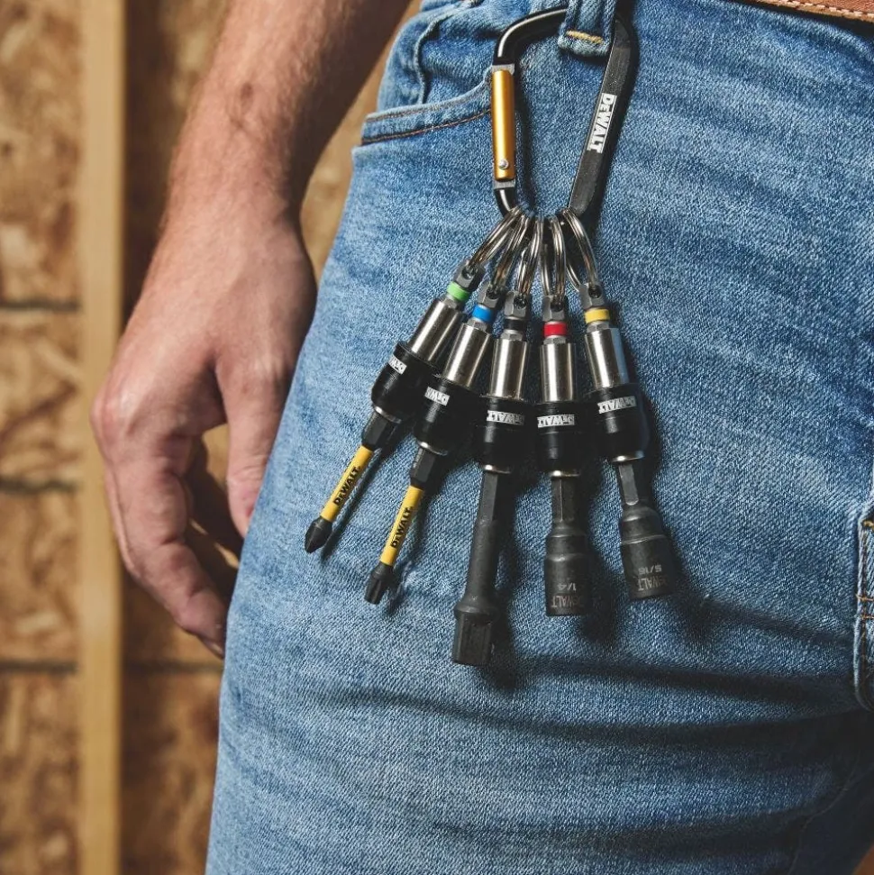 DeWalt Keyring Bit Holder Set DWAFHLDKC5