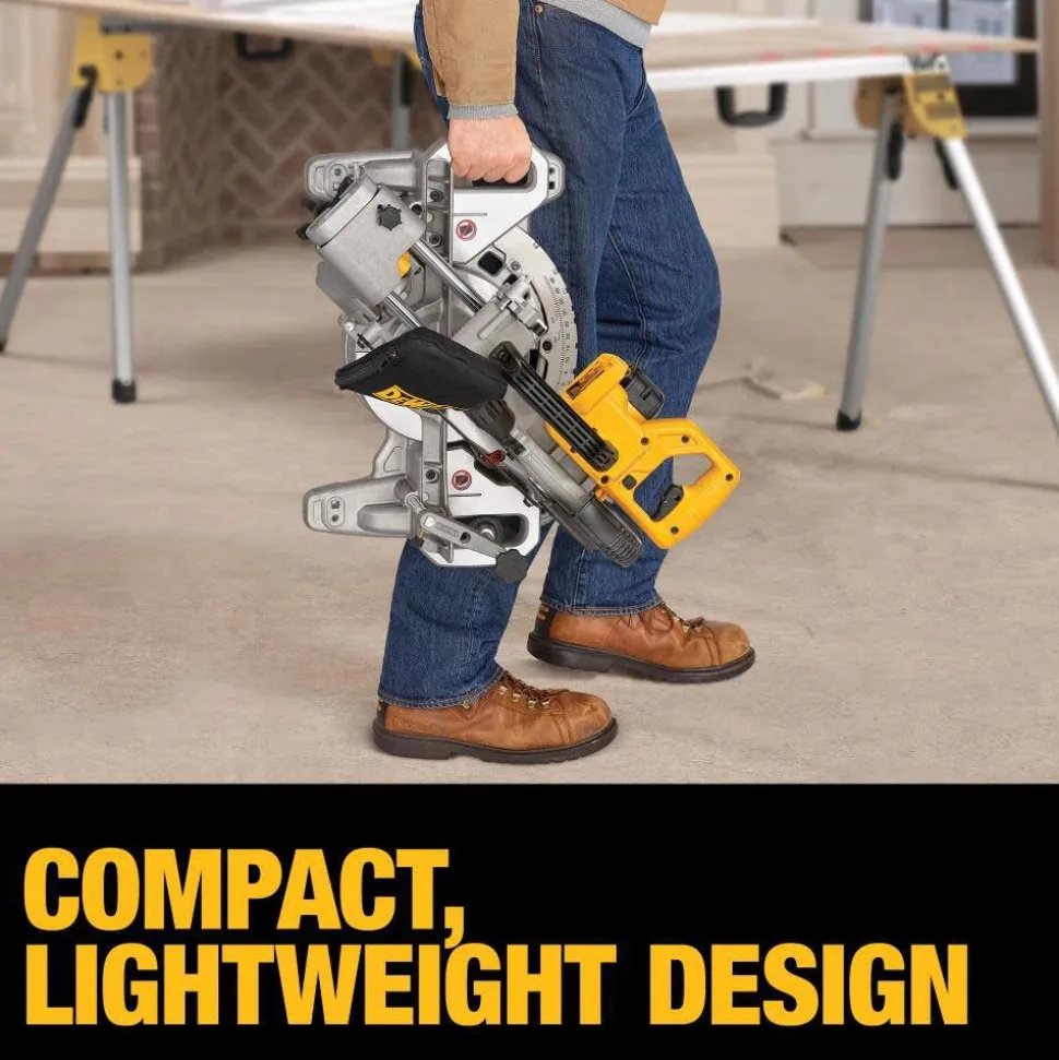 DeWalt 7-1/4" Miter Saw Single Bevel Sliding Compound (Bare Tool) DCS361B