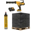 DeWalt Pallet Pure110+ 9 oz. Quik-Shot 1:1 (648x) + 20V 10oz Adhesive Epoxy Gun (3x) Bundle DW-08310SD-PWR-DW-DCE560D1