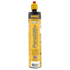 DeWalt Pallet Pure220+ 9.5 oz Quik-Shot 1:1 (864x) + 20V 10oz Adhesive Epoxy Gun (3x) Bundle DW-DFC114110-DW-DCE560D1