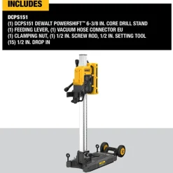 DeWalt POWERSHIFT™ 6.375" Core Drill Stand Bare DCPS151
