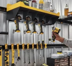 DeWalt Power Tool Organizer Storage Shelf Wall-Mounted DWST82822