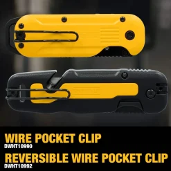 DeWalt Power Tools Push and Flip Folding Utility Knife Set DWHT10995