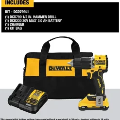 DeWalt Power Tools 20V MAX Brushless 1/2
