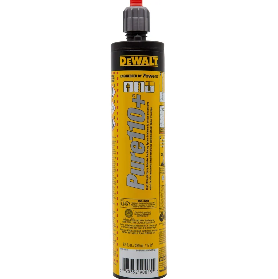 DeWalt Pure110+ 9 oz. Quik-Shot 1:1 Epoxy Anchor 08310SD-PWR